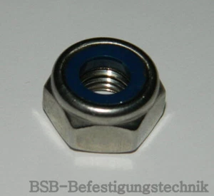 Sicherungsmuttern Stopmuttern Edelstahl A2 DIN 985 NEU M3 M4 M5 M6 M8 M10 M12 - Bild 1 von 1