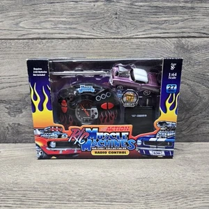VINTAGE Rare Muscle Machines Purple '57 Chevy RC Radio Control 1:64 Scale Blown - Picture 1 of 8