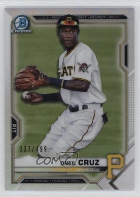 2021 Bowman Chrome Prospects Refractor /499 Oneil Cruz #BCP-24 - Image 1 of 2