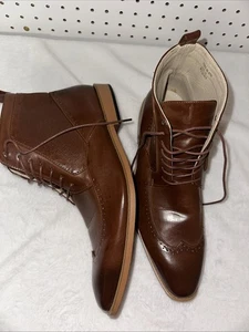 Antonio Cerrelli Elite elegante bräunliche hohe Herrenschuhe 12 - Bild 1 von 6