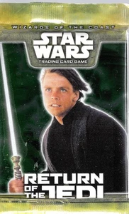 STAR WARS FREE RETURN OF THE JEDI BOOSTER + EMPEROR PALPATINE (E) FOIL NM scrat - Picture 1 of 2