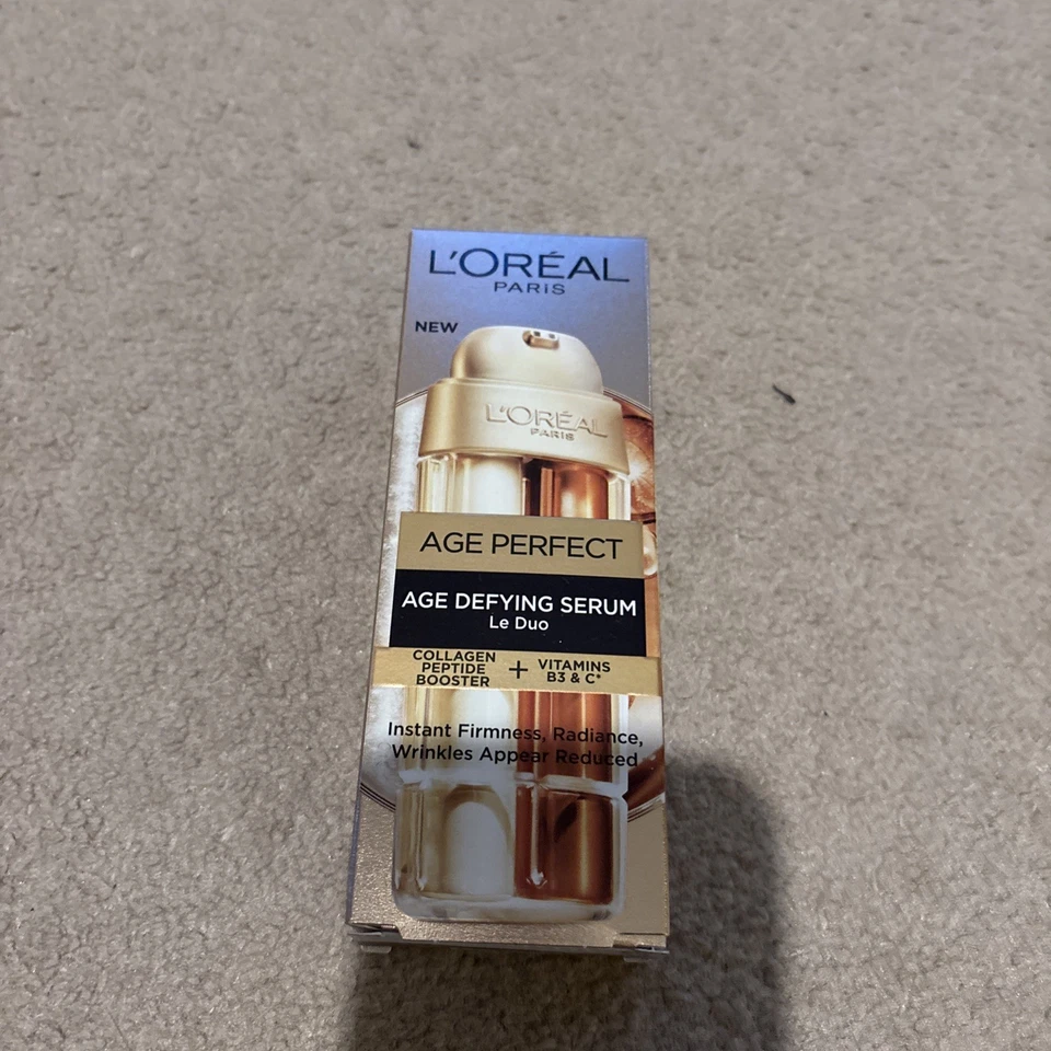 Loreal Paris Age Perfect Age Defying Le Duo Serum Collagen & Vitamins B3+C 30m - Image 1 of 1