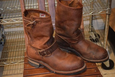 Zapatos Red Wing Cuero Marrón Ingeniero Botas de Colección Hechas en Estados Unidos 2972 Talla 9.5 Foto 1 de 4