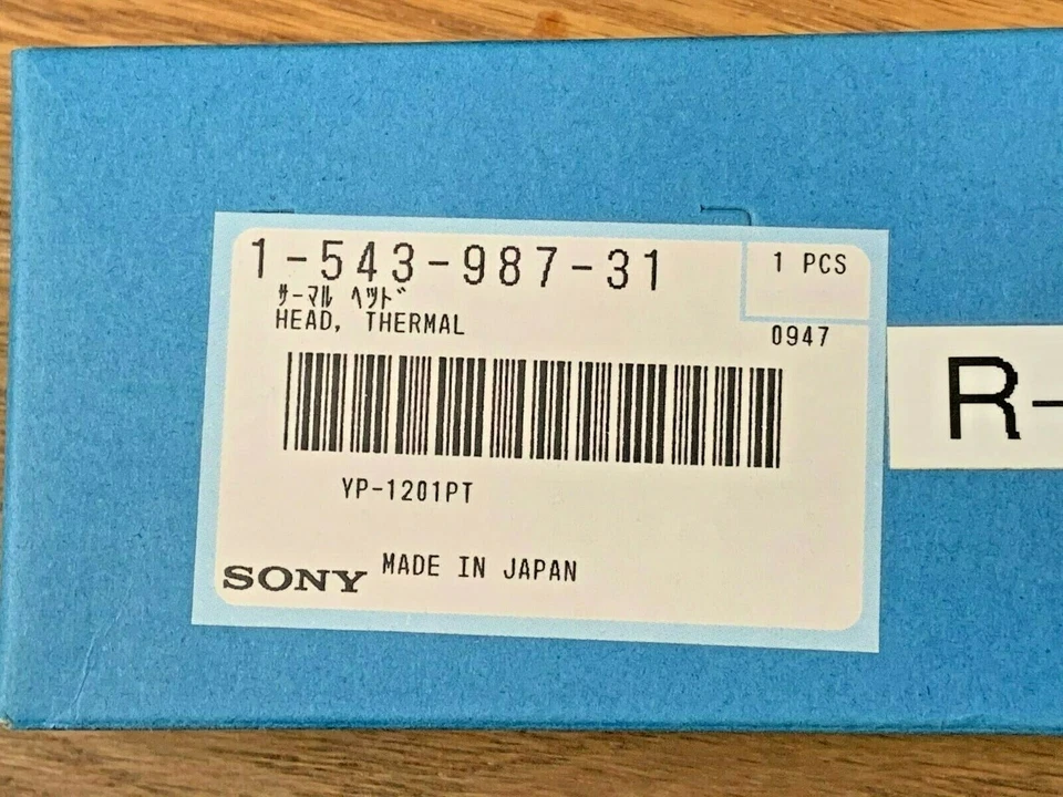 Cabezal de impresión térmico Sony 1-543-987-31 Foto 1 de 3