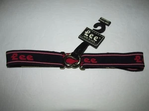 Vintage Lee Magna Matic Navy+Red Stretch Adjustable Belt - Picture 1 of 10