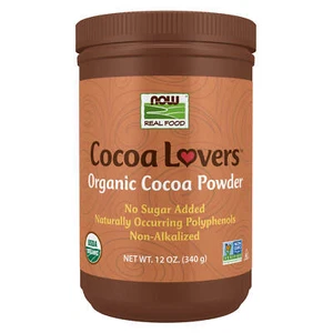 NOW FOODS Cocoa Powder Organic 12 oz - Picture 1 of 4