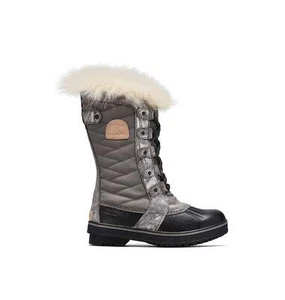 Sorel Tofino II Boot - Girls' Quarry/Natural Tan, 6.0 - Picture 1 of 6