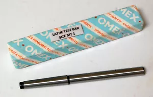 OMEX MT1 Lathe Test Bar Mandrel 1 Morse Taper Tailstock Alignment Tool - Picture 1 of 4