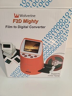 Wolverine F2D Mighty 20MP 7-in-1 Film to Digital Converter New - Image 1 of 4