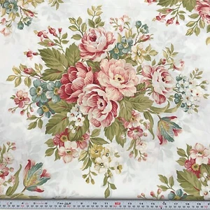 Vintage Wild Rose Farm by Robyn Pandolph SSI Cotton Fabric BY THE YARD 36" x 58" - Picture 1 of 3