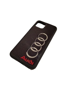 Google Pixel 4 Plastic Custom Case - Audi Logo - Picture 1 of 3