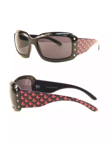 BOSTON RED SOX SUNGLASSES BLING CRYSTAL UV PROTECTION WOMENS SUNGLASSES Cover