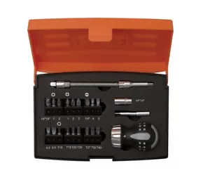 Juego de destornilladores y brocas de trinquete rechonchos Bahco 808050S-22 22 piezas - Imagen 1 de 8
