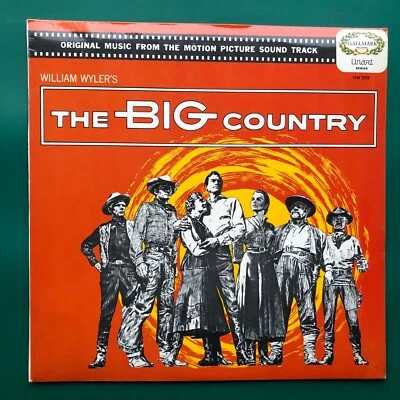 Jerome Moross THE BIG COUNTRY Film Soundtrack Score LP Gregory Peck Jean Simmons - Image 1 of 4