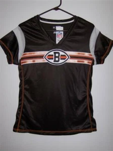 Cleveland Browns Camiseta Mujer Cuello en V Camiseta Nueva Con Etiquetas - Imagen 1 de 6