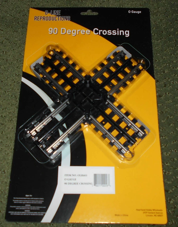 K-line O-Line Reproduction O gauge super snap 90 degree crossover section Mint - Image 1 of 1