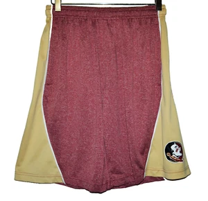 FLORIDA STATE FSU Seminoles Osceola Logo Elastic Drawstring Shorts sz S - Picture 1 of 5