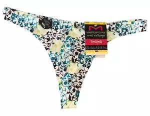 Mutandine perizoma Maidenform Decadence Scrolls taglia M(6) senza linee di mutandine visibili nuove con etichette - Foto 1 di 12