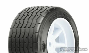 Protoform VTA Vintage Class 31mm RearTouring Car Tires/White Wheel PRO10139-17 - Picture 1 of 2