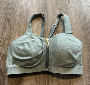 SUJETADOR DEPORTIVO KNOCKOUT by VICTORIA'S SECRET SOPORTE MEDIANO LÍNEA LARGA Cremallera Talla 34DD - Imagen 1 de 6