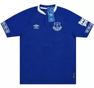 BNWT Everton 2018-19 Home Shirt Childrens Size Small Boys - Picture 1 of 2