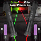 2pcs Green Laser Pointer Pen Red Lazer Pointer Pen Visible Beam Laser Light