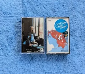 CAROLE KING 2 Cassette Tape Lot Singer Songwriter Tapestry Simple Things - Picture 1 of 4