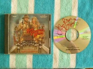 JERRY GOLDSMITH King Solomon's Mines Soundtrack CD *SIGNED BY JOHN RHYS-DAVIES* - Picture 1 of 2