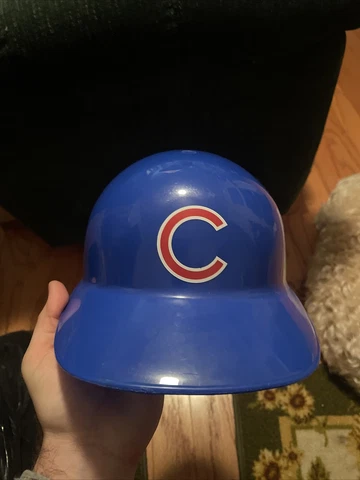 Vintage Chicago Cubs 1969 Plastic Batting Helmet Laich Company Full Size Cover