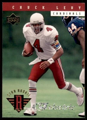 1994 Upper Deck Electric Silver Chuck Levy Rookie Arizona Cardinals #28 - Image 1 of 2