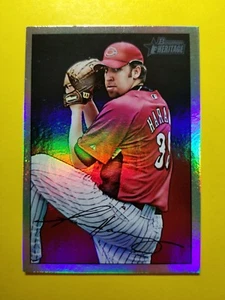 AARON HARANG (SP) RAINBOW FOIL RC ROOKIE #102 ROSSI - 2007 BOWMAN HERITAGE - Foto 1 di 3