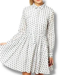 Vestido camisero con cuello vuelto de ASOS - Imagen 1 de 10