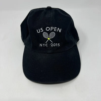 美国公开赛网球帽带背部均码 USTA 男式 2015 纽约球拍交叉 — 第 1/4 张图片