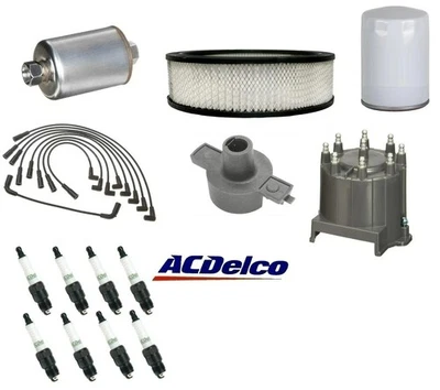 Tune Up Kit (OEM Wires & Plugs) 88-93 for Chevrolet GMC C&K1500 5.0L 5.7L 4x4 - Image 1 of 4