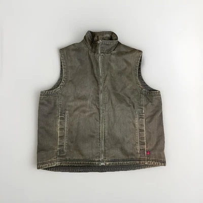 Colete Woolrich Vintage Masculino XL Marrom Cobertor Forrado Sela Lã 22830 - Imagem 1 de 4