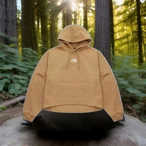 NUEVO The North Face Evelyn Hi-Lo Sudadera con Capucha Mantequilla de Almendra Sudadera para Mujer XS NUEVO CON ETIQUETAS   - Imagen 1 de 3