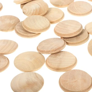 100 Pcs Stair Cover Wood Plug Screw Heads Covers Hole Caps for Furniture Holes - Picture 1 of 12