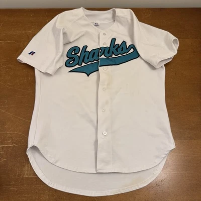 Camiseta deportiva Russell vintage para hombre grande blanca de béisbol años 90 Foto 1 de 4