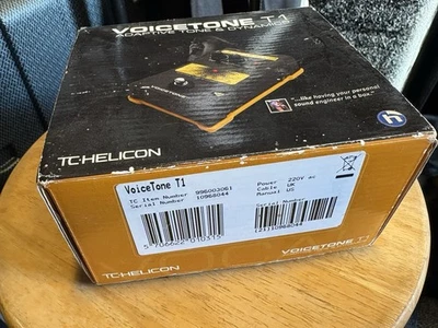 TC Helicon Voicetone T1 Adaptive Tone Dynamics Vocal Compressor Stompbox Pedal - Image 1 of 4