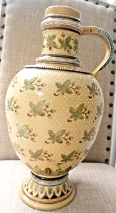 Villeroy & Boch Mettlach Stunning Antique Stoneware Pitcher / Ewer No. 1286 - Picture 1 of 14