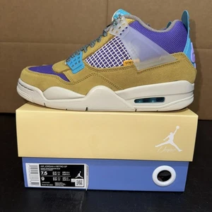 Air Jordan 4 Retro "UNION DESERT MOSS" 2021 Mens Size 7.5 - DJ5718 300 Brand New - Picture 1 of 9