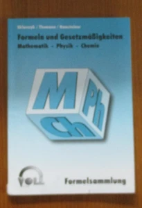 Formeln und  Gesetzmäßigkeiten  Mathematik - Physik - Chemie  Formelsammlung - Bild 1 von 1