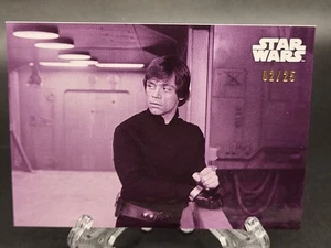 2020 Topps Star Wars Purple Hue Shift Parallel /25 Appealing To Darth Vader #87 - Picture 1 of 3