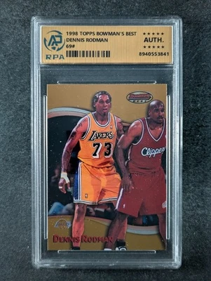 1998-99 Topps Bowman's Best DENNIS RODMAN Base Los Angeles Lakers #69 - Image 1 of 4