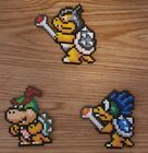 Super Mario Bros. Koopaling 16 bits perler perle pixel art NES SNES Nintendo