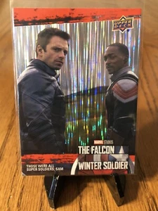 2022 Marvel Studios' The Falcon and Winter Soldier #19 Bucky Barnes Red Parallel - Picture 1 of 2