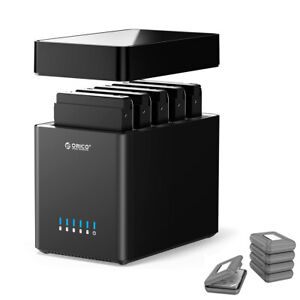 ORICO 5 Bay Hard Drive Dock Station with Case for PC Hot Swap for 3.5” HDD SSD