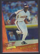 1993 PINNACLE SELECT ROOKIES RED DUFEX INSERT #4 KENNY LOFTON RARE RC SP