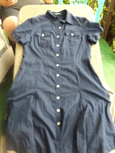 Lauren Ralph Lauren Kleid Größe 14P Damen Marineblau - Bild 1 von 8