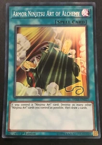 Armadura Ninjitsu Arte de la Alquimia | SHVA-EN027 | Súper Raro | 1ª Edición | YuGiOh - Imagen 1 de 3